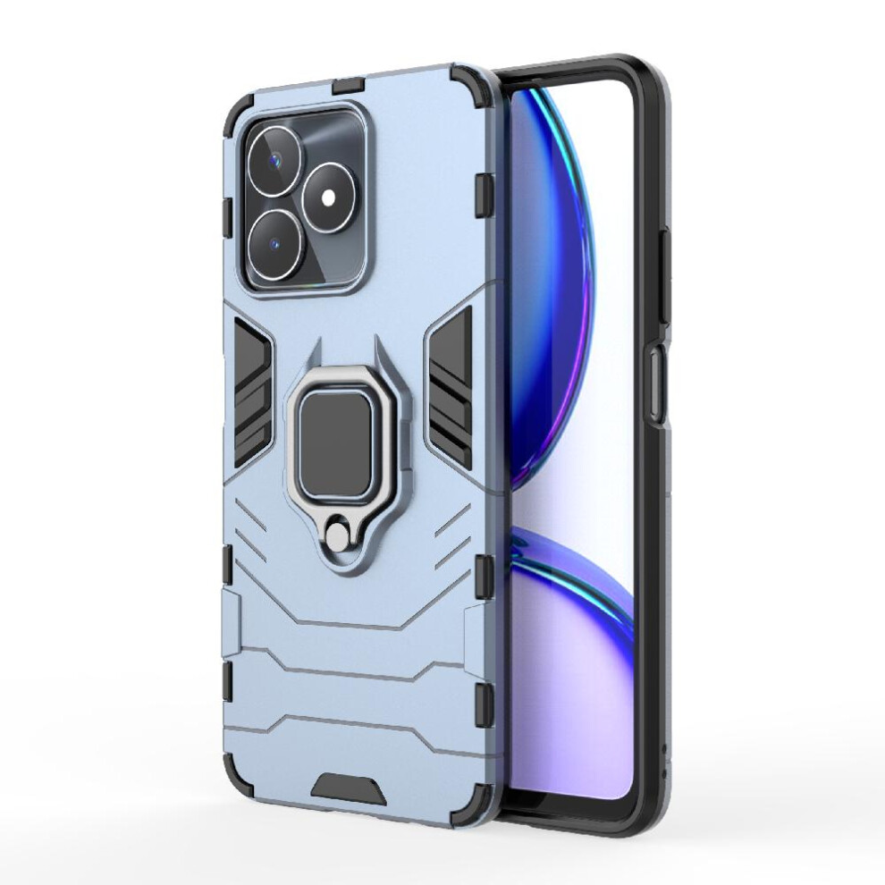 ( ) Case For Realme C53 4G Shockproof Cover Kickstand 360Rotating Ring Military Drop Protection Gray 764762724672