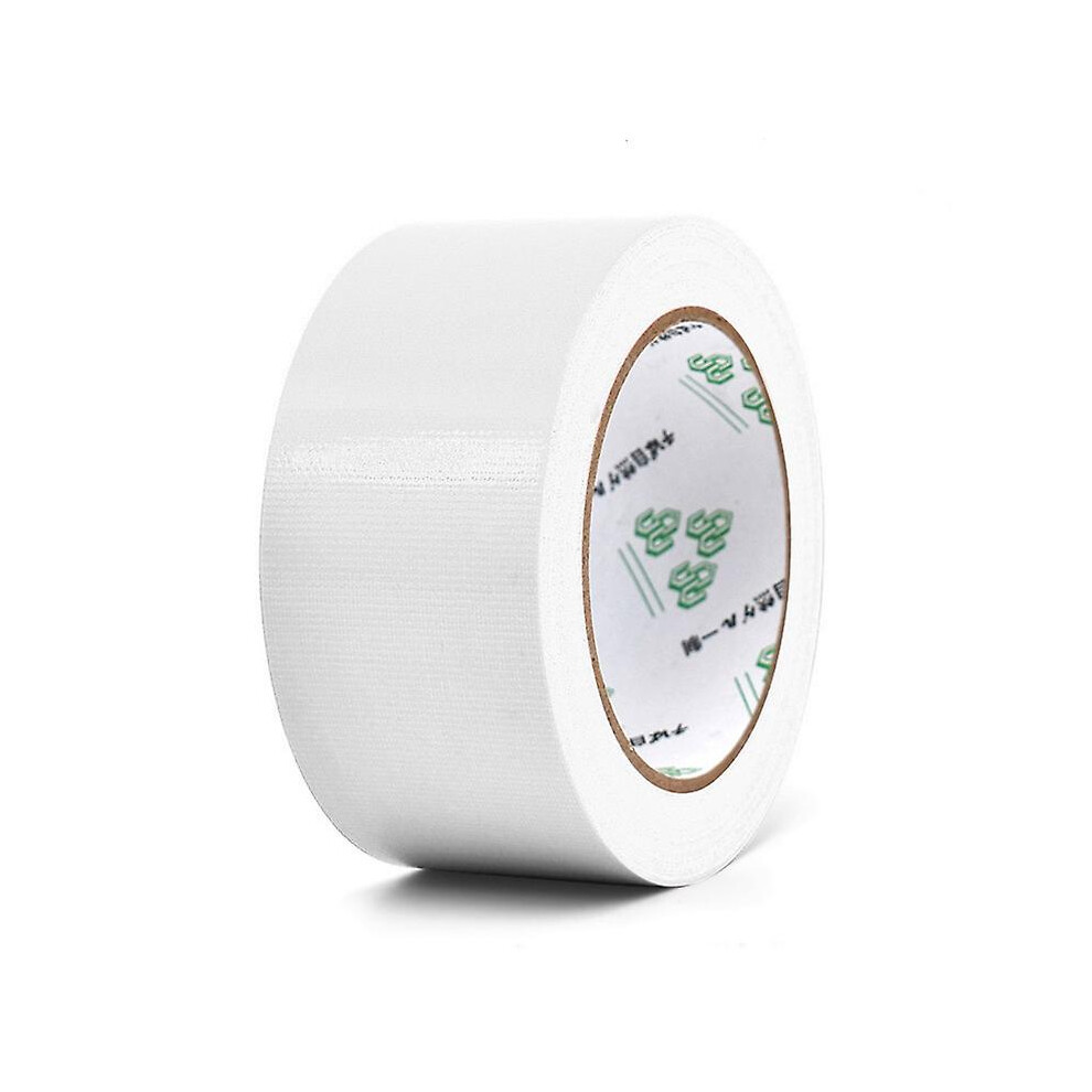 (white) Strong Viscosity Waterproof Cloth-based Tape Home Decor Carpet Floor Duct