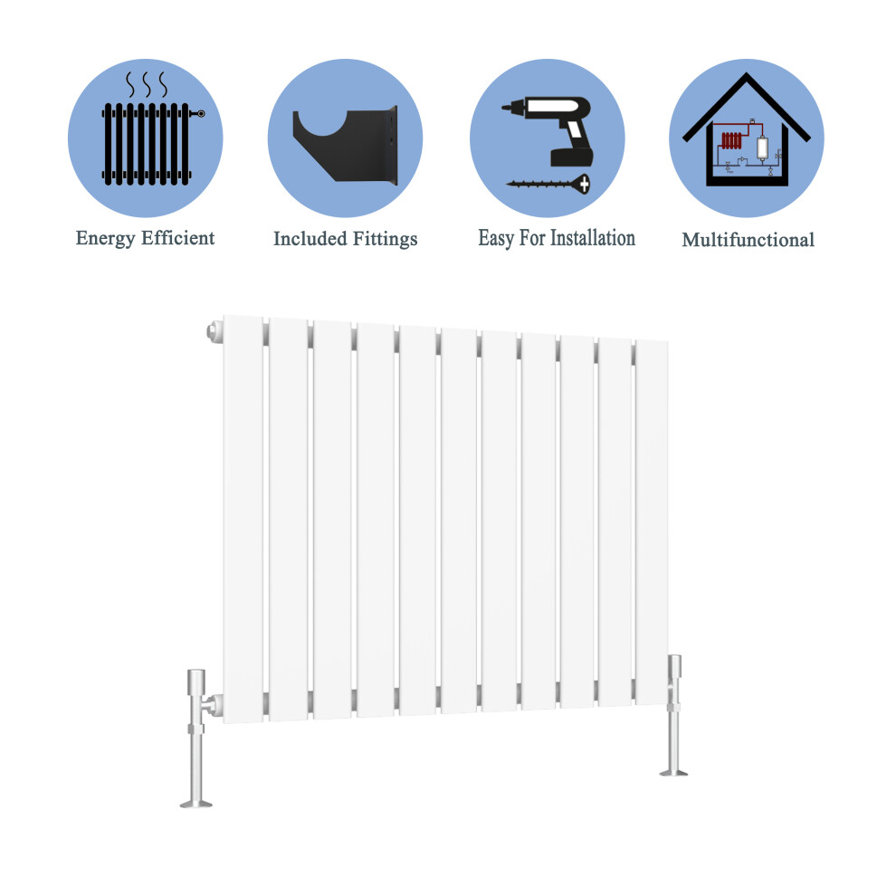 (White, 600*748mm ?single)) Flat Panel Column Radiator