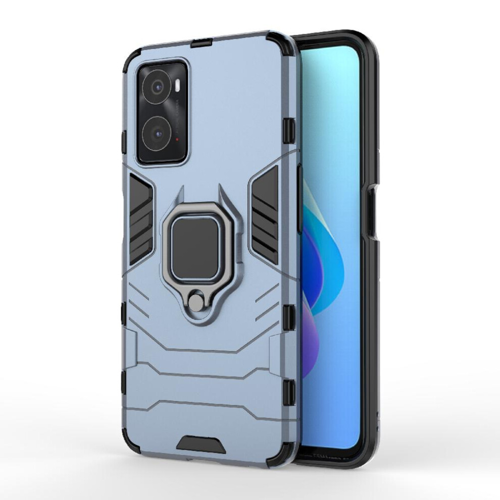 ( ) Case For Realme 9I Kickstand 360Rotating Ring Shockproof Cover Military Drop Protection Gray 764762725693
