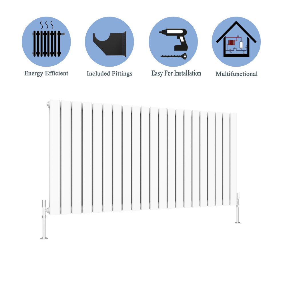 (White, 600*1428mm?double?) Flat Panel Column Radiator