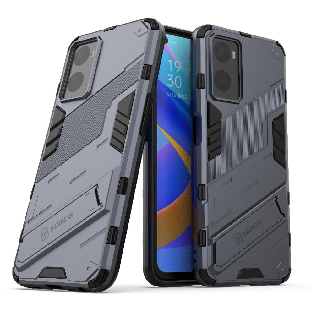 ( ) Case For Realme 9I 4G Protective Cover Kickstand Rugged Military Gray 764762726164