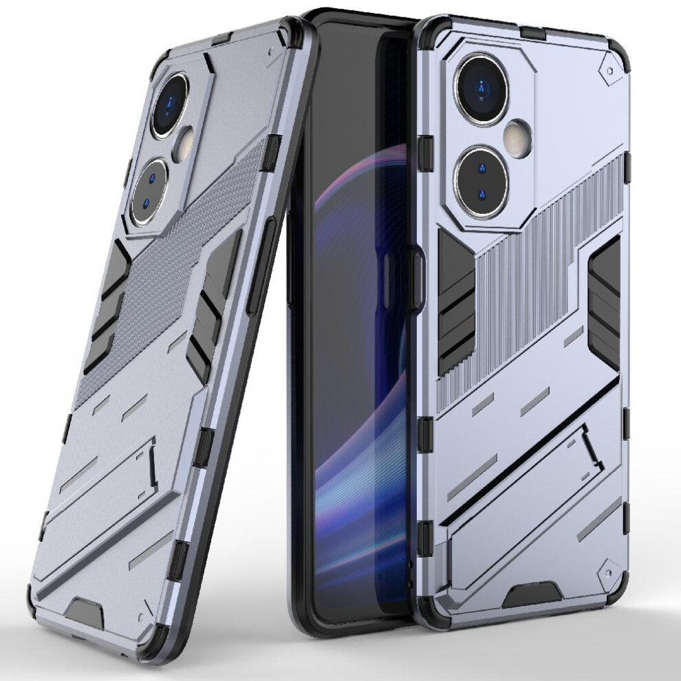 ( ) Case For Oneplus Nord Ce 3 Kickstand Rugged Military Protective Cover Gray 764762726362