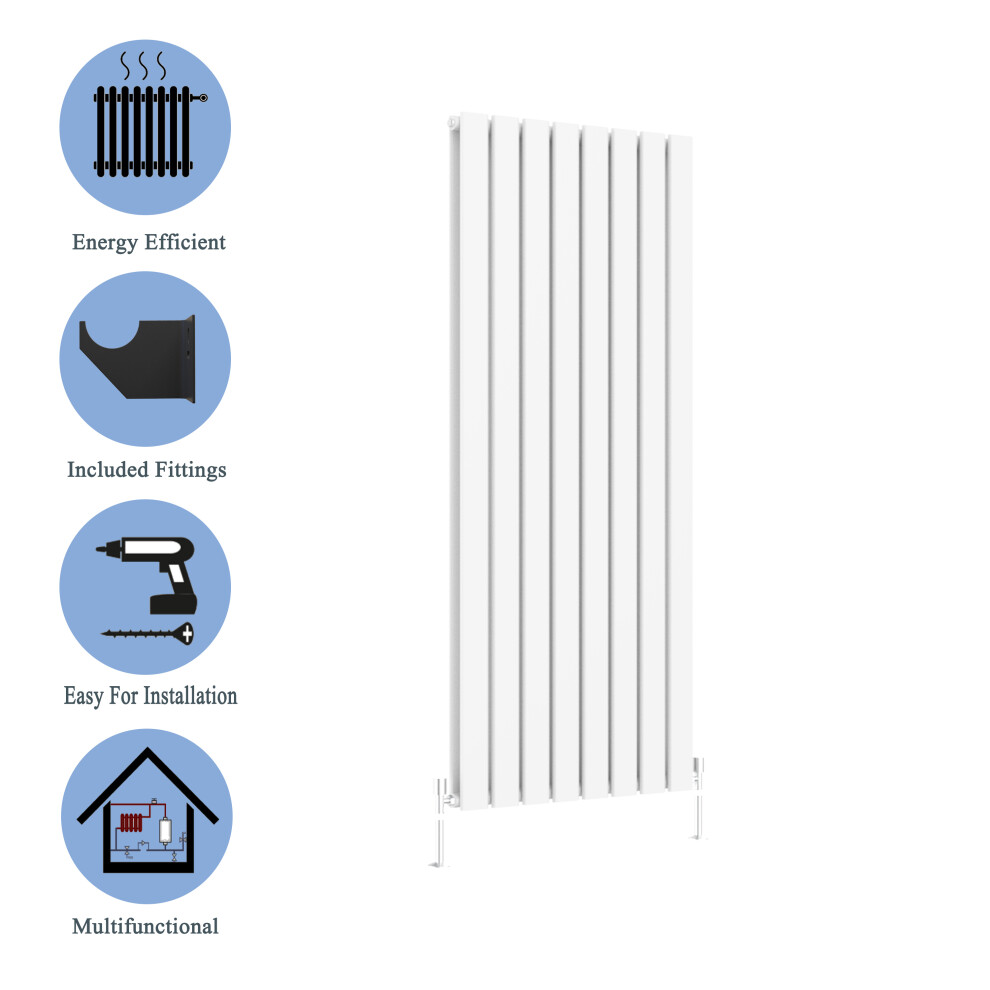 (White, 1600*544mm?double?) Flat Panel Column Radiator