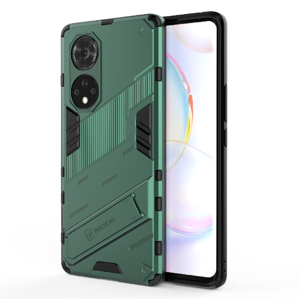 (Green) Case For Honor 50 Pro 5G Kickstand Rugged Military Protective Cover Green 764762726980