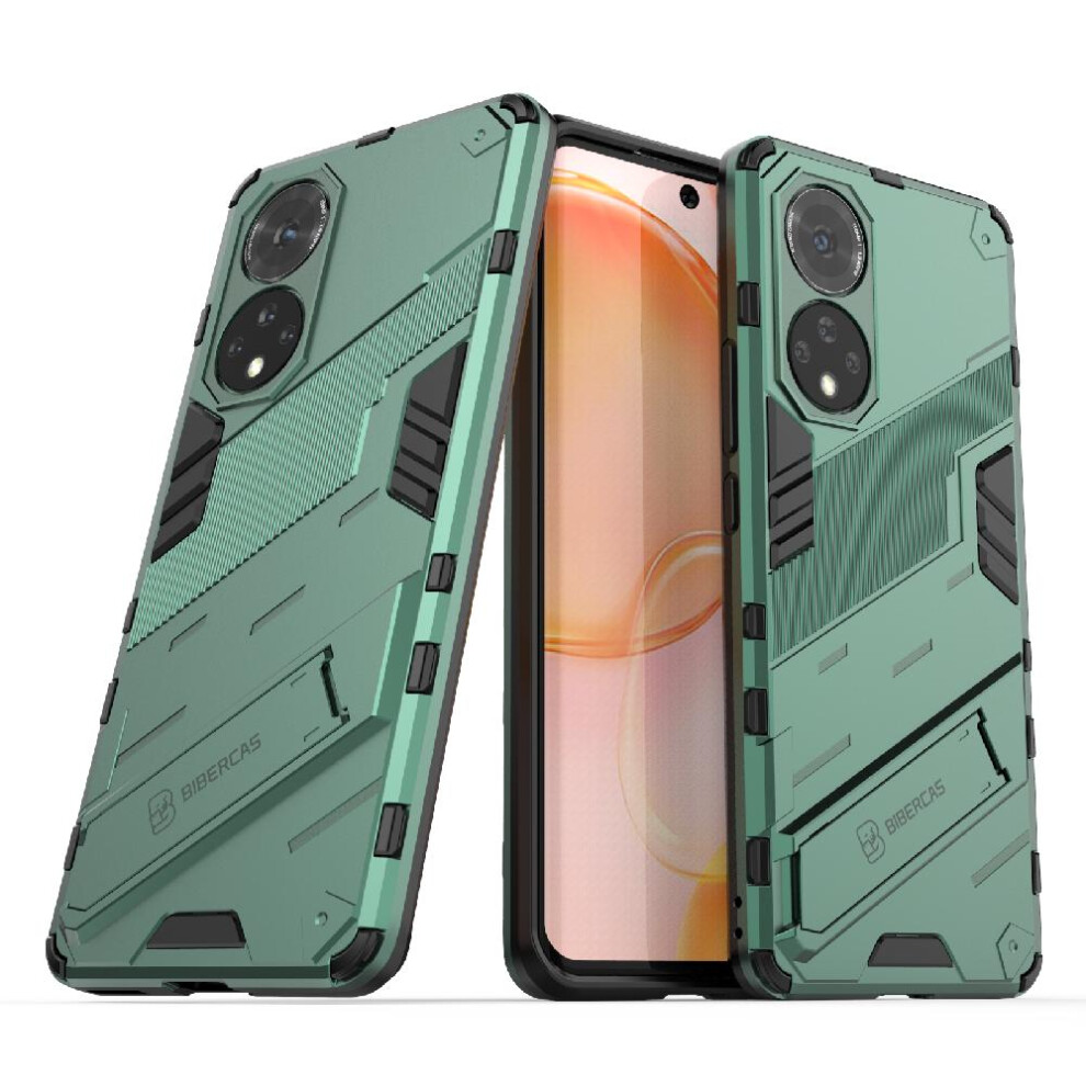 (Green) Case For Honor 50 5G Rugged Military Kickstand Protective Cover Green 764762727024
