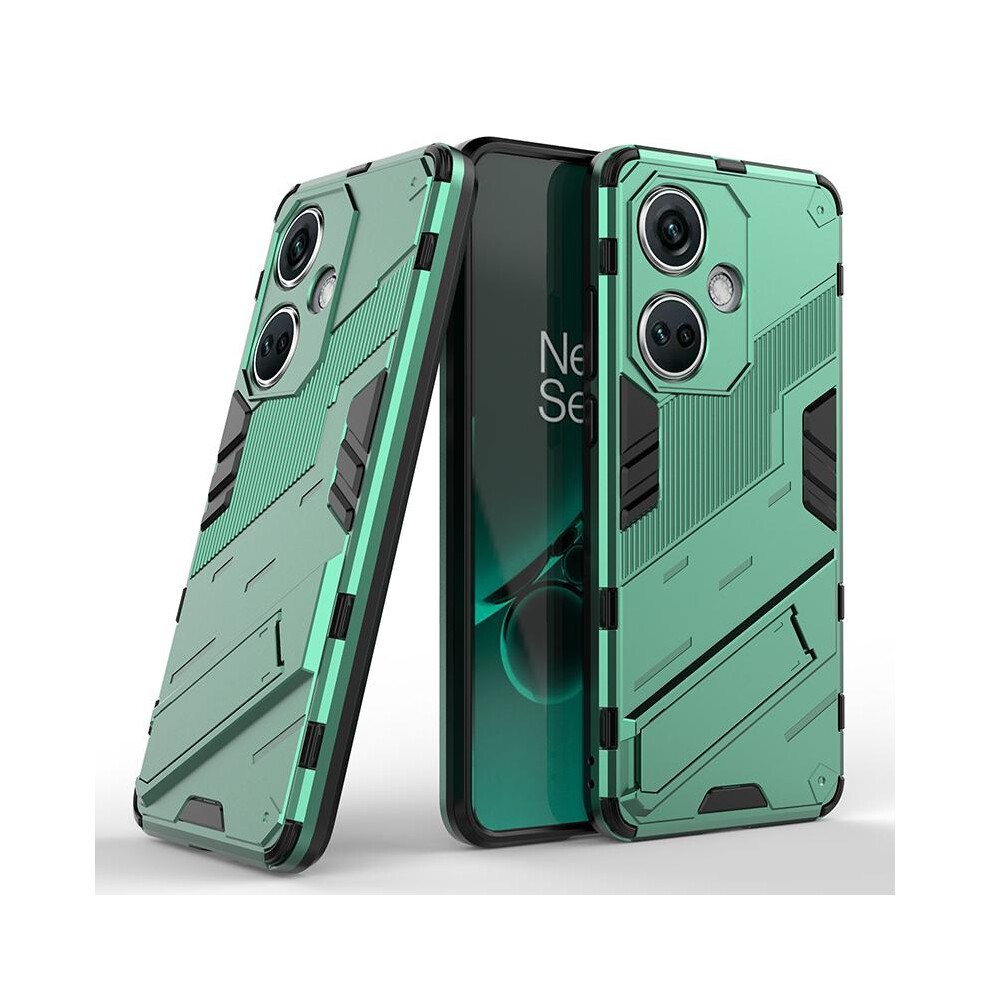 (Green) Case For Oneplus Nord Ce 5G Rugged Military Protective Cover Kickstand Green 764762727192