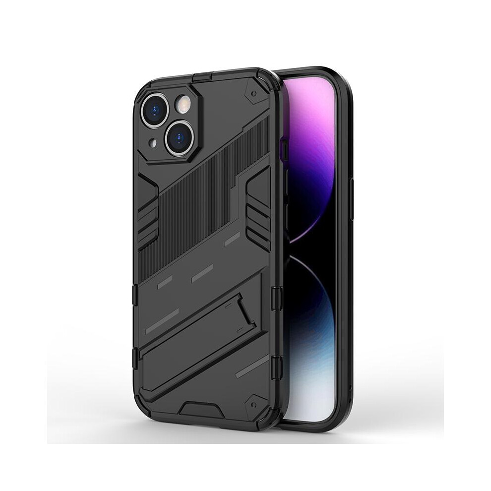 (Black) Case For Iphone 15 Plus Protective Cover Rugged Military Kickstand Black 764762727246