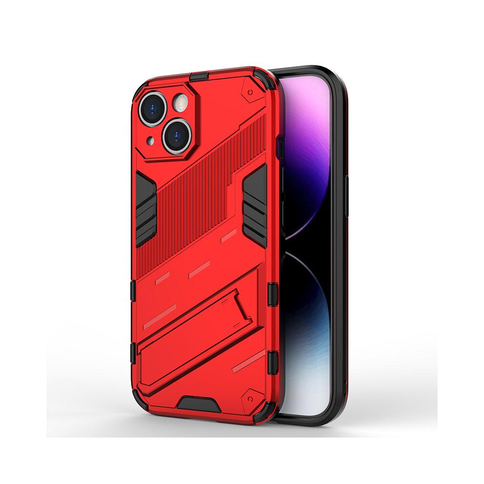 (Red) Case For Iphone 14 Plus Protective Cover Rugged Military Kickstand Red 764762727338