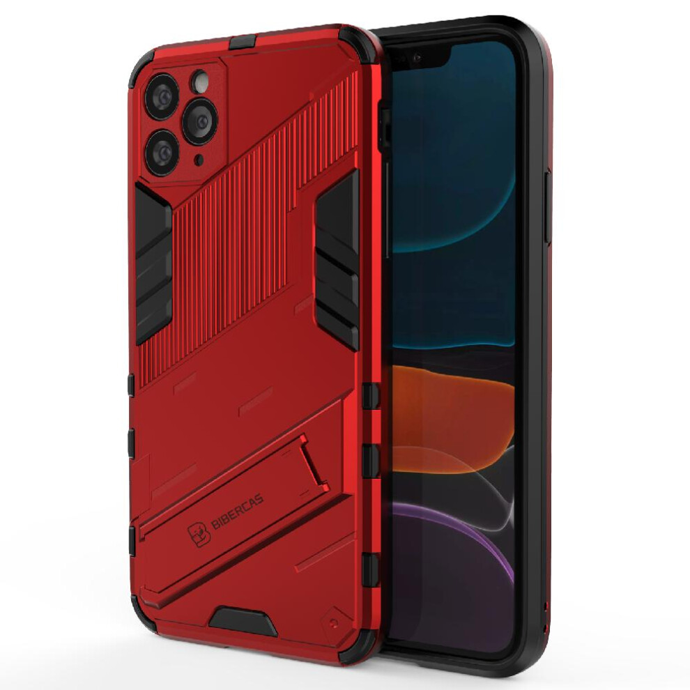 (Red) Case For Iphone 11 Pro Max Kickstand Protective Cover Rugged Military Red 764762728137