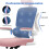 (Pink C) Ergonomic Office Chair With Adjustable Headrest 6