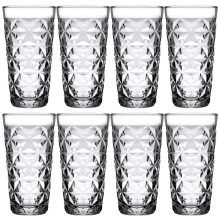 (8) 4/8 Pc Tall Drink Highball Glasses Set 290ml