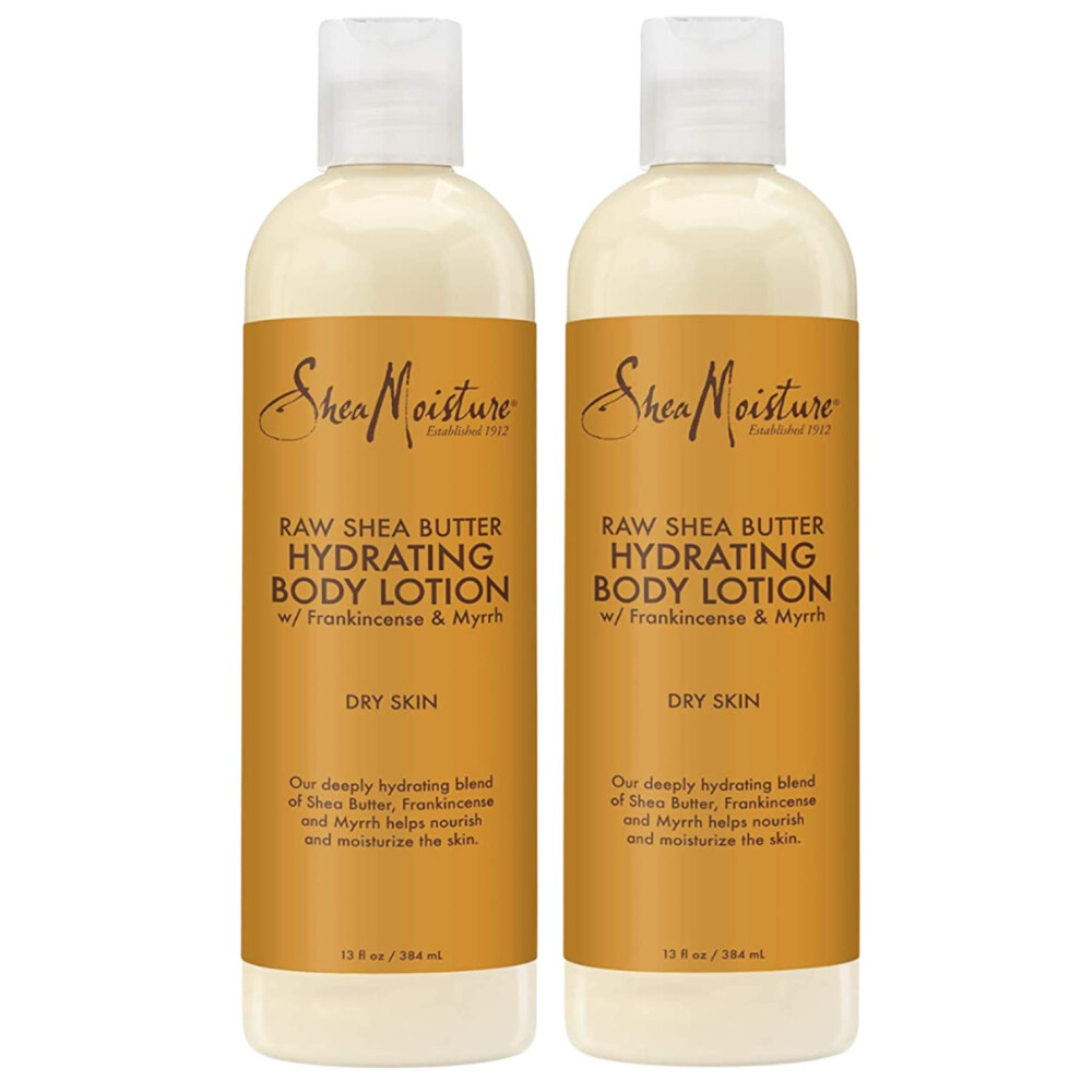 SheaMoisture Raw Shea Butter Hydrating Body Lotion Dry Skin Relief Deeply Moisturizer Skin Care