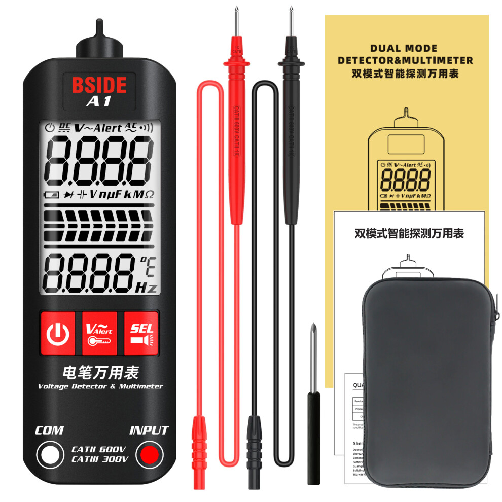 Bside Voltage Tester Multimeter Color Display Non-Contact Ncv 6911533621423