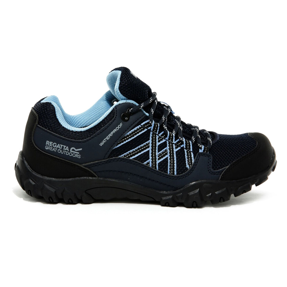 (3 UK, Navy/Blue Skies) Regatta Womens/Ladies Edgepoint III Walking Shoes