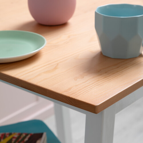 Noa and Nani Annika Liten Kitchen Dining Table in Natural Pine & Classic White 2