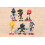 (5 Big Sonic) 6pcs/Set Sonic the Hedgehog Action Figure 2