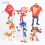 (5 Big Sonic) 6pcs/Set Sonic the Hedgehog Action Figure 1