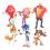 (5 Big Sonic) 6pcs/Set Sonic the Hedgehog Action Figure 5