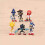 (5 Big Sonic) 6pcs/Set Sonic the Hedgehog Action Figure 4