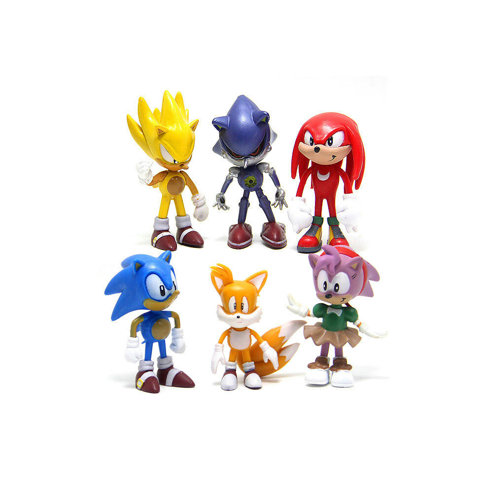 Photos - Action Figures / Transformers  6pcs/Set Sonic the Hedgehog Action Figure(6 models of 1st generation Sonic)