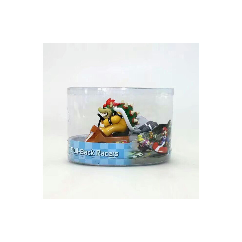 Photos - Toy Car  Super Mario Pull-back Car 7 types of red treasure, green treasure, green dragon, orangutan, flame dragon toys(Flame dragon)