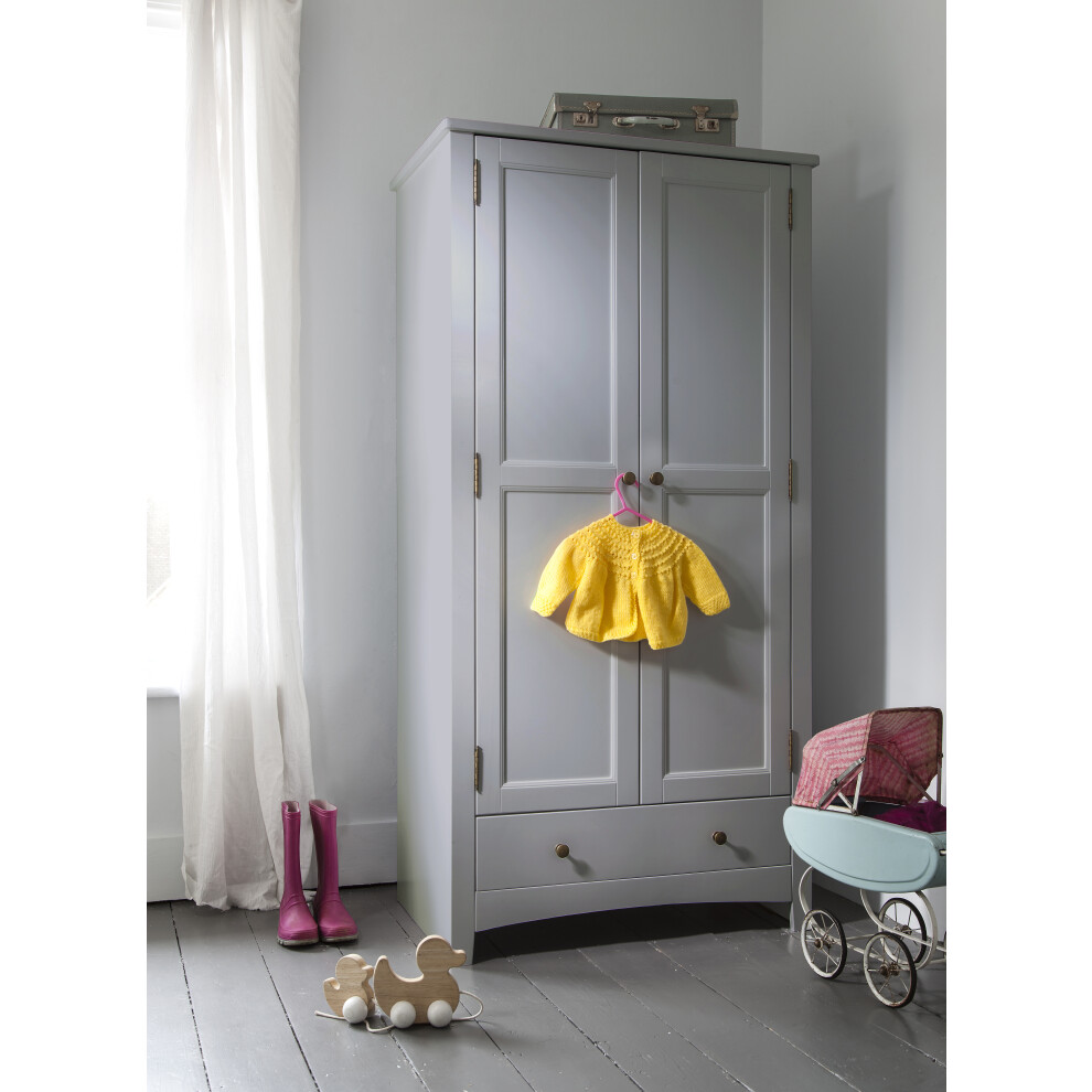 Birte Wardrobe in Silk Grey