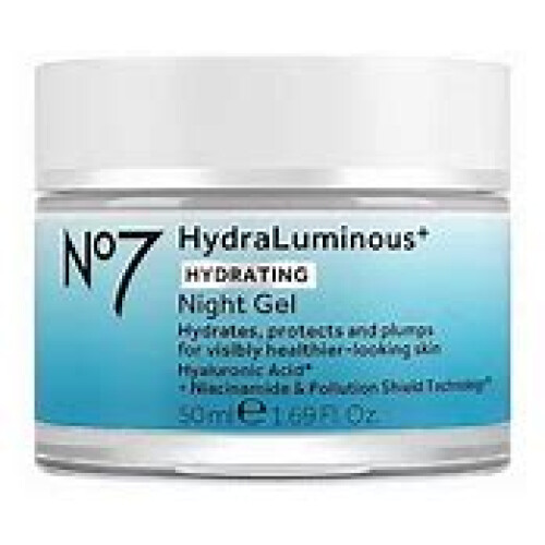 Boots No7 No7 HydraLuminous+ Night Gel 50ml