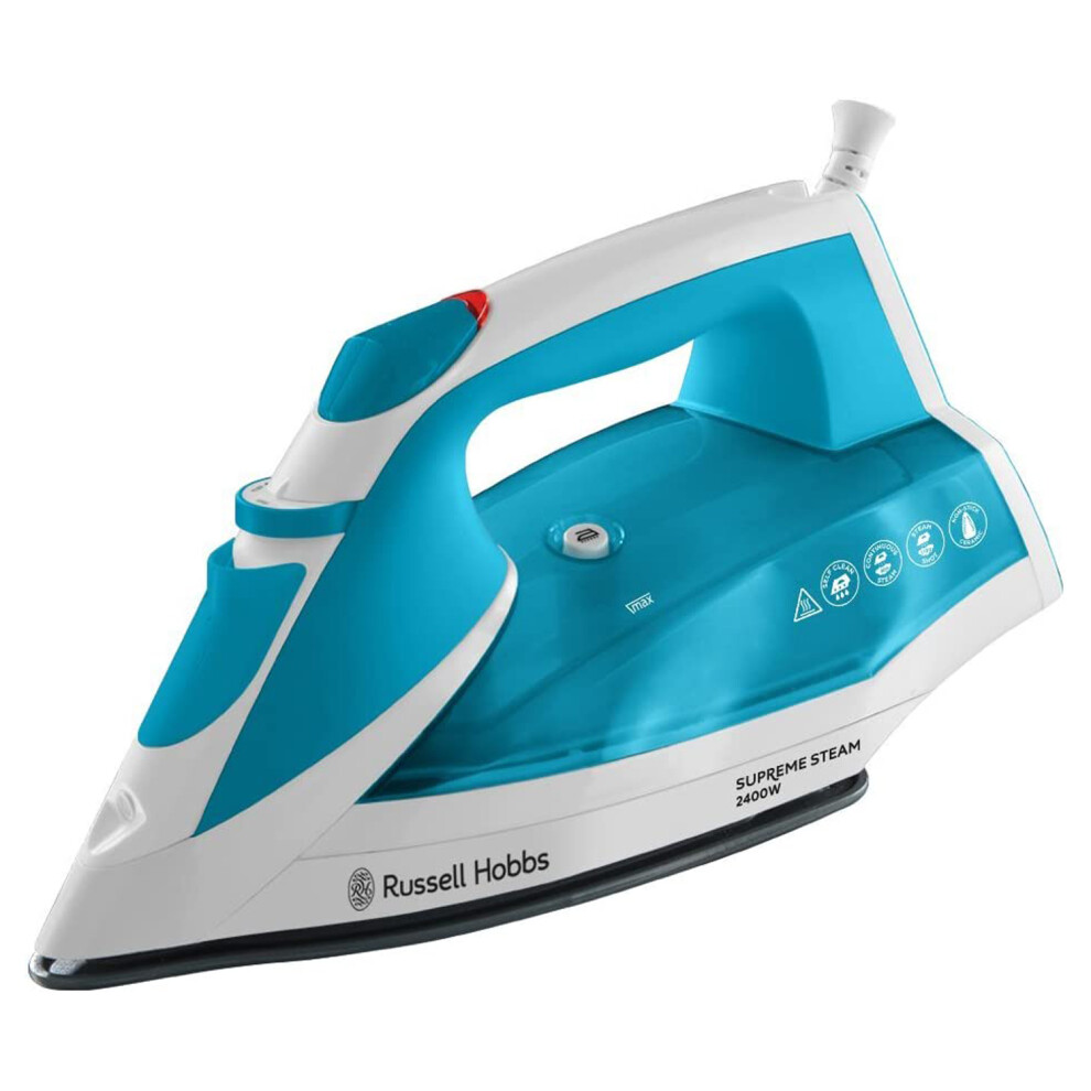 Russell Hobbs Supreme Steam Traditional Iron 2400W - 23040 Blue/White