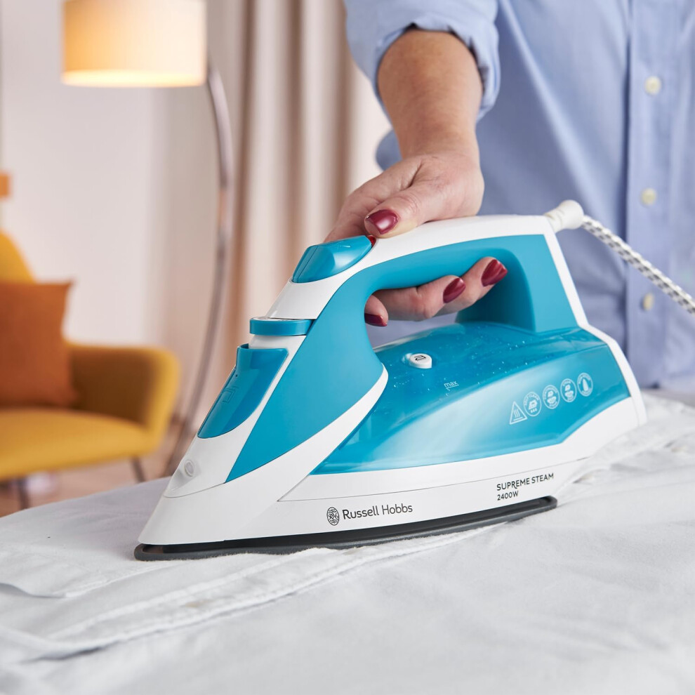 russell-hobbs-supreme-steam-traditional-iron-2400w---blue-white-23040