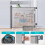 (Gray-150cm) Retractable Baby Gate Safety Gate for Babies 4