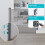 (Gray-150cm) Retractable Baby Gate Safety Gate for Babies 5
