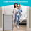 (Gray-150cm) Retractable Baby Gate Safety Gate for Babies 6