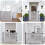 (Gray-150cm) Retractable Baby Gate Safety Gate for Babies 7