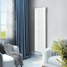 (White, 600x1020 mm Single) MCC Radiator Horizontal Vertical Designer Flat Panel Central Heating Radiator Heater