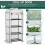 Outsunny Outsunny Mini Greenhouse 4-Tier Portable Plant House Shed PE Cover, White 6