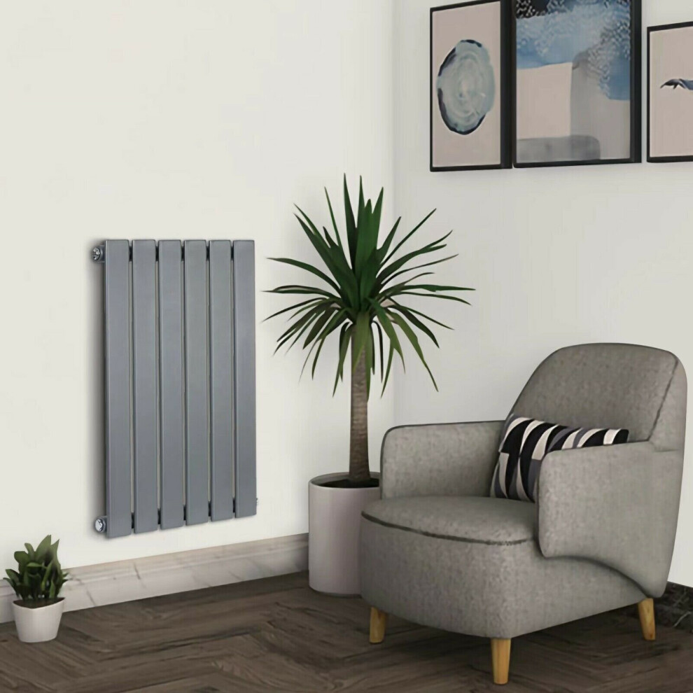 Mcc (, 1600X544 Mm Double) Radiator Horizontal Vertical Designer Flat Panel Central Heating Radiator Heater Grey