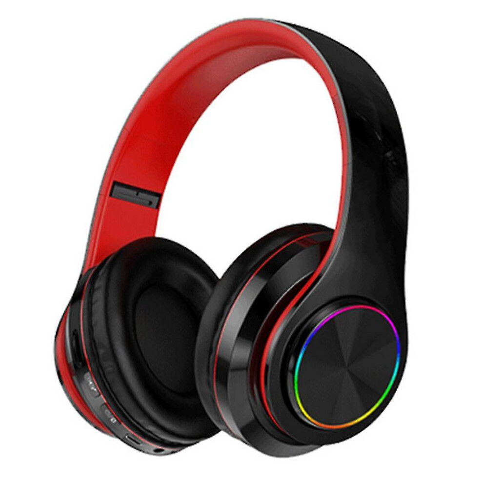(Red) Over Ear Bluetooth Wireless Headphones Red 5413367705955