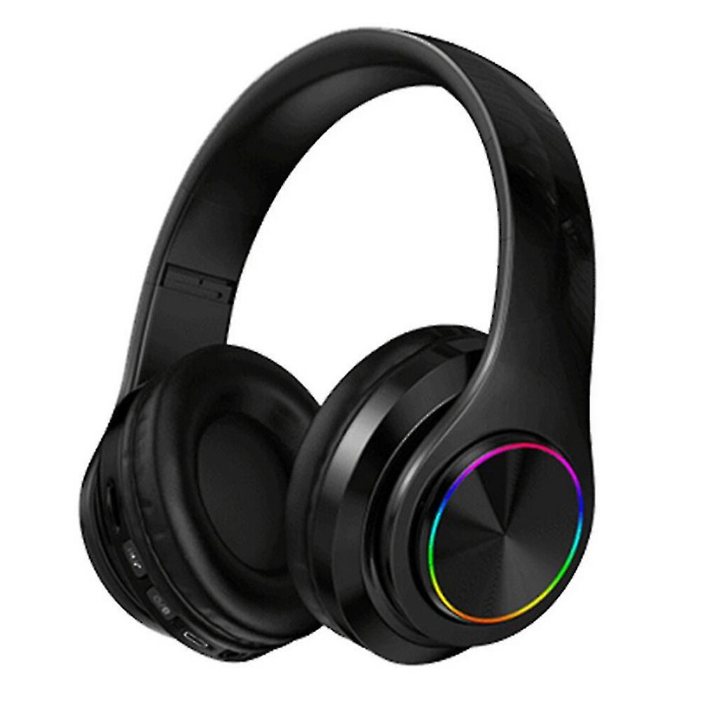 (Black) Over Ear Bluetooth Wireless Headphones Black 5413367705979