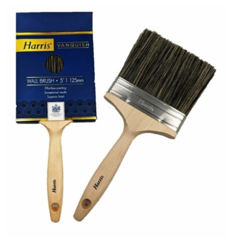 Harris Professional Large Area Wall Paint Brush 5" Wide Fence Ceiling