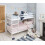 Noa and Nani Jakke Bunk Bed with Straight Ladder in White 2