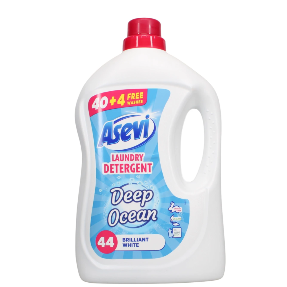 Asevi Vegan Friendly Deep Ocean Brilliant White Laundry Detergent - 44 Washes