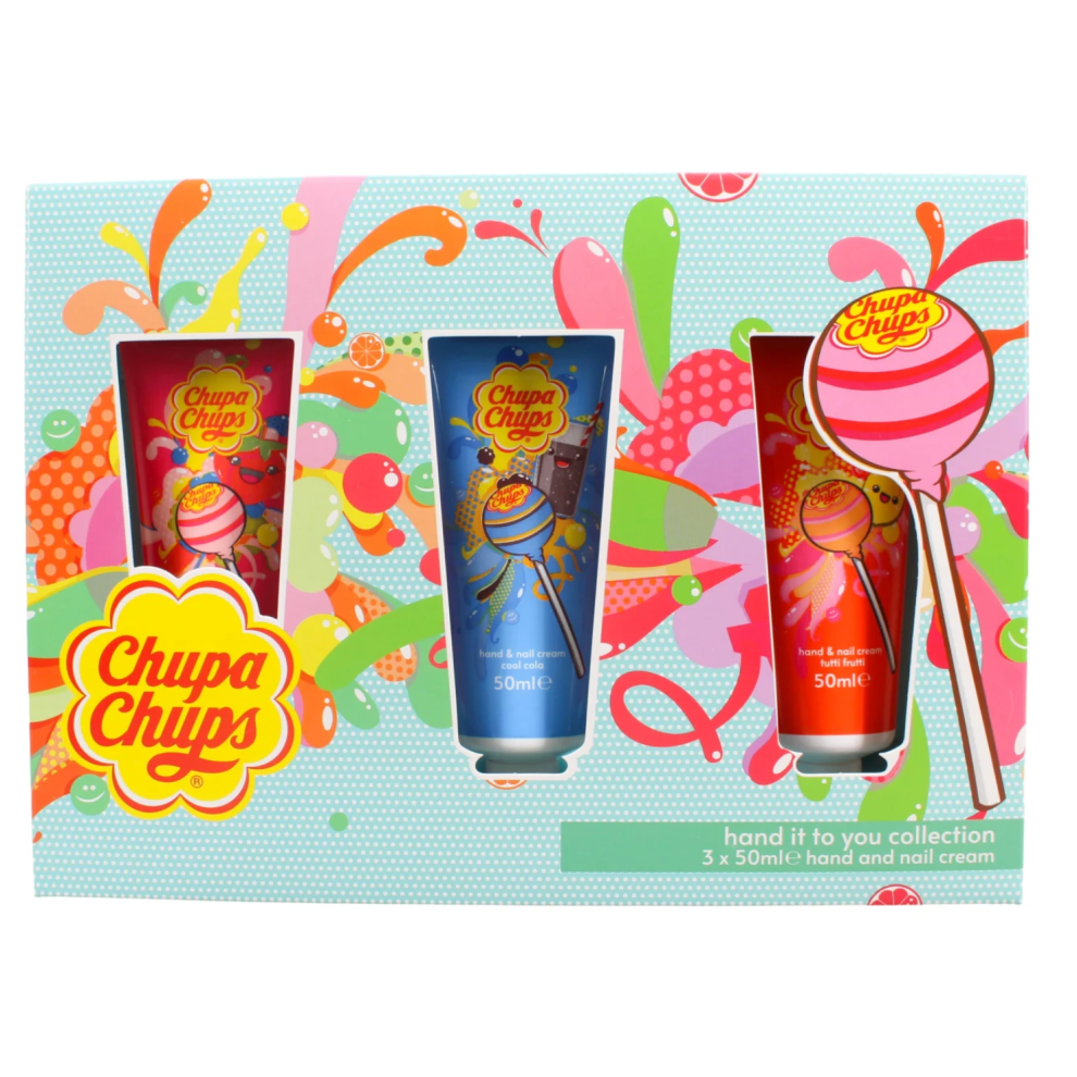 Chupa Chups Hand It to You Hand & Nail Cream Collection (3 x 50ml Hand & Nail Cream)