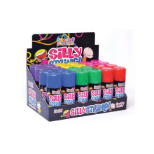 6 x 200ml Cans Silly Crazy String Spray Purple Blue Green Yellow Pink Red