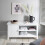 Noa and Nani Karlstad Low Sideboard with Storage in Classic White 1