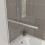 NES Home Nes Home Bathroom Square Knobs Towel Bar For Bath Screen 1