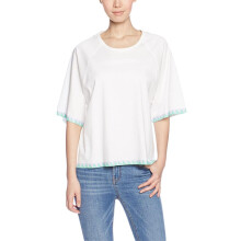 (White, S) DIESEL T BREN Womens T Shirt Loose Fit Oversize White Top