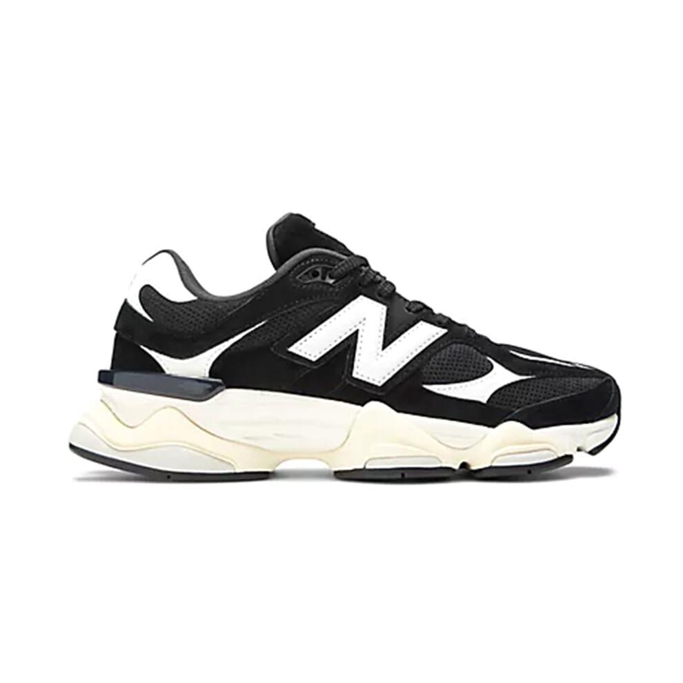 (UK6.5/EU40/25CM) New Balance 9060 Black White Men Women Shoes Trainers