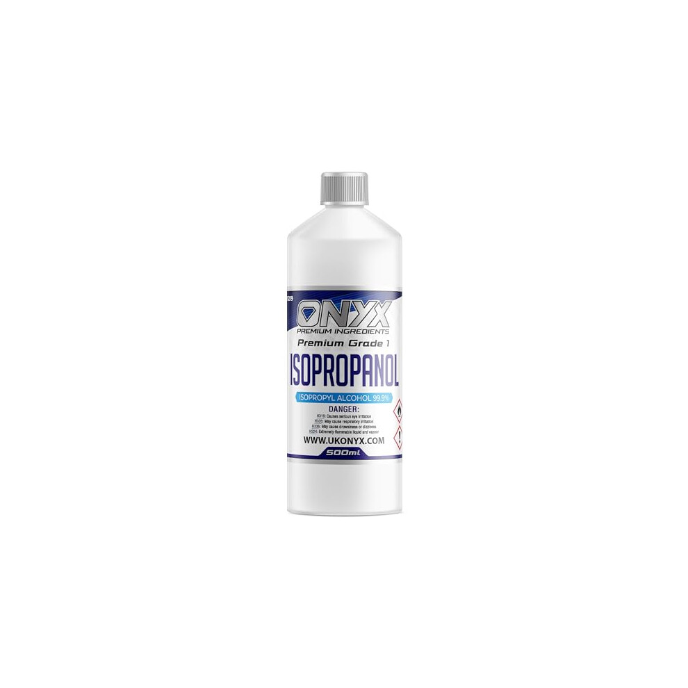 500ml Isopropyl Alcohol 99.9% (IPA) - Pure Alcohol for Medical Supplies, Antiseptic, Cleaning Alcohol, Disinfectant Cleaner, Graffiti Remover and