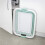 Addis Addis 517934 Foldable Rectangular Laundry Basket, White & Aqua Haze, 45 litre 5
